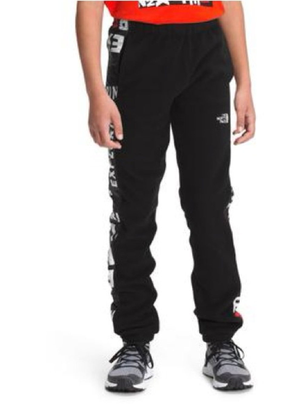 The North Face Youth Black Fleece Jogger Pants Size M 10-12